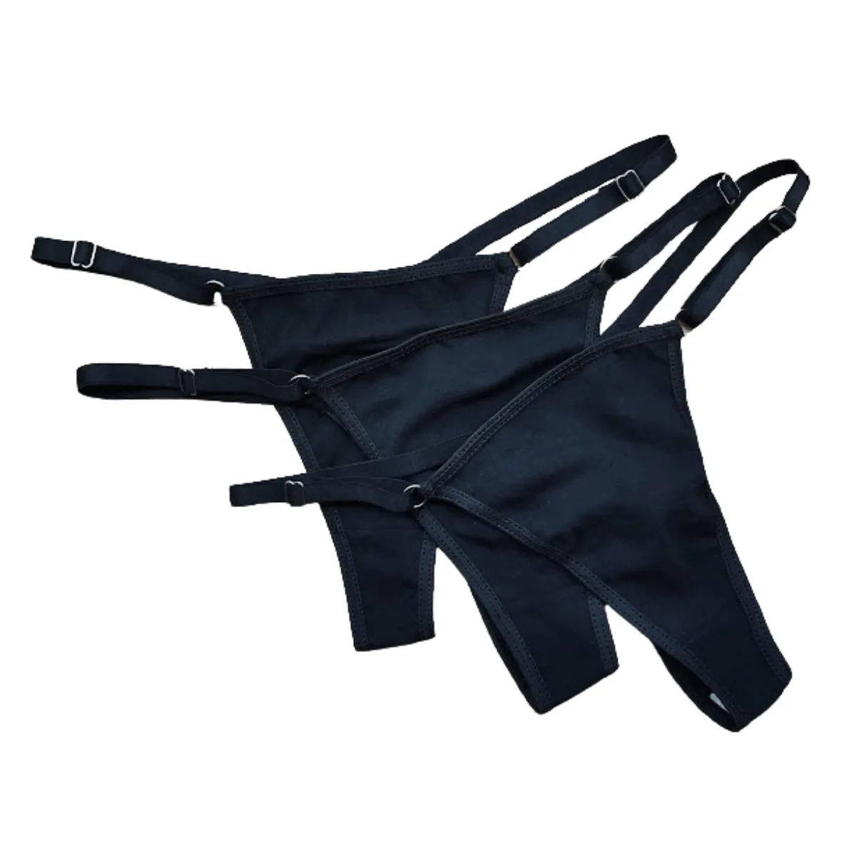 Tanga Colaless Regulable De Algodon - Imagen 3