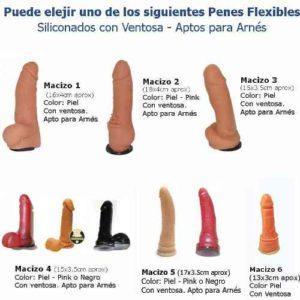 Arnes De Cuero + Pene Macizo Simil Piel: imagen 2