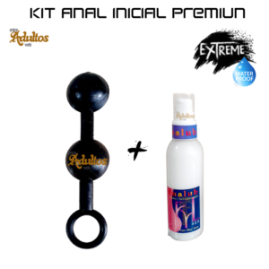 Inexpulsable Triple - Bolitas Anal + Gel Dilatador Analub