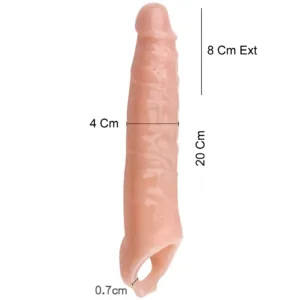 Funda Peneana Con Agarre Testículos Piel: imagen 2