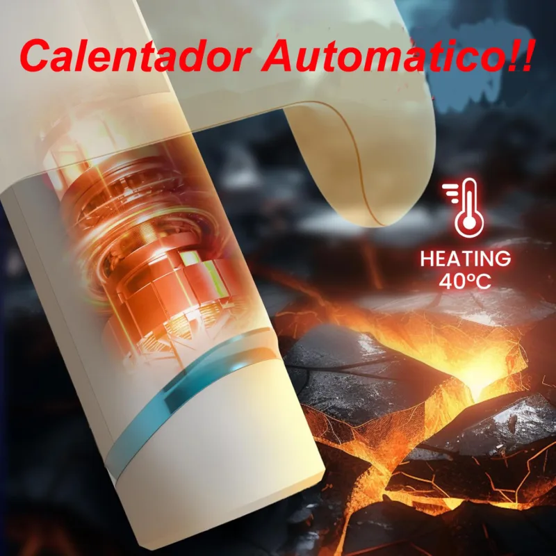 Masturbador Masculino con Vibración y Movimiento tipo Joystick para Celular