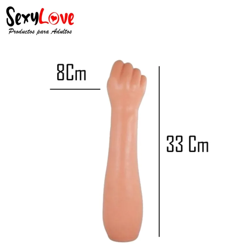 Consolador Puño Silicona Gigante Fisting