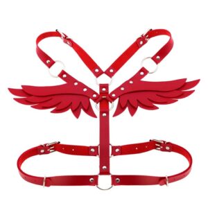 Alitas Alas de Cuero - Arnes Fetish Espalda: imagen 3