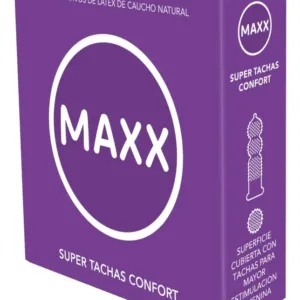 Preservativos Maxx Super Tachas Confort - Caja x3