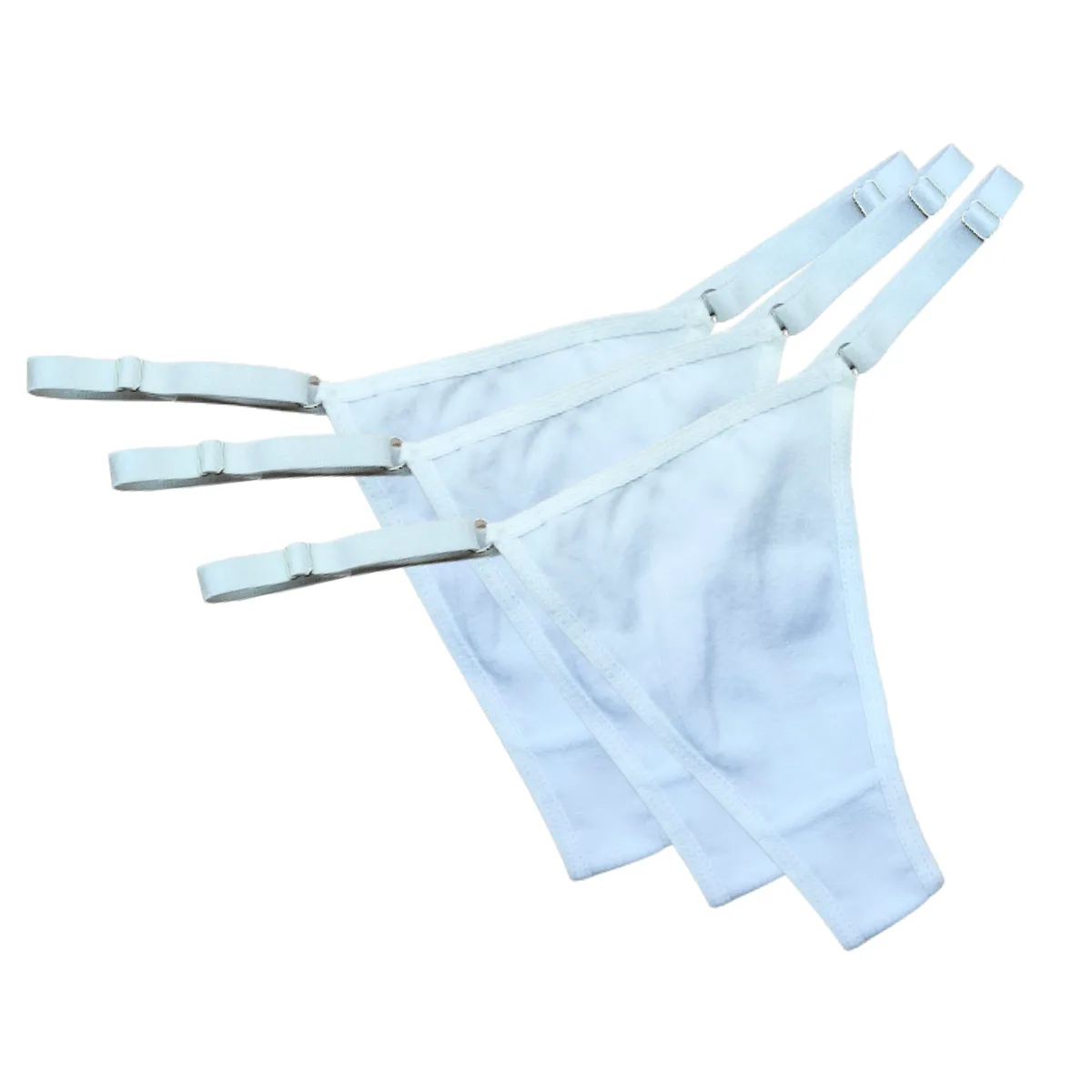 Tanga Colaless Regulable De Algodon - Imagen 4